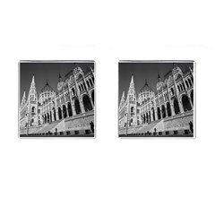 Architecture-parliament-landmark Cufflinks (square) by Ket1n9