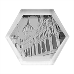 Architecture-parliament-landmark Hexagon Wood Jewelry Box Front