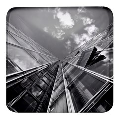 Architecture-skyscraper Square Glass Fridge Magnet (4 Pack) by Ket1n9