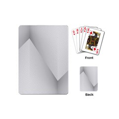 Background-pattern-stripe Playing Cards Single Design (mini) by Ket1n9