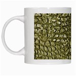 Aligator-skin White Mug Left