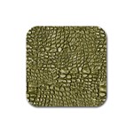 Aligator-skin Rubber Square Coaster (4 pack) Front