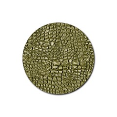 Aligator-skin Rubber Coaster (round) by Ket1n9