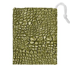 Aligator-skin Drawstring Pouch (5xl) by Ket1n9