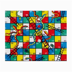 Snakes And Ladders Small Glasses Cloth (2 Sides) by Ket1n9