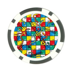 Snakes And Ladders Poker Chip Card Guard by Ket1n9