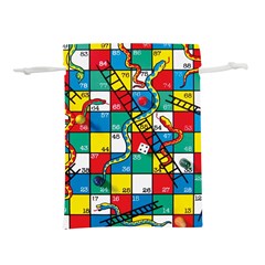 Snakes And Ladders Lightweight Drawstring Pouch (l) by Ket1n9