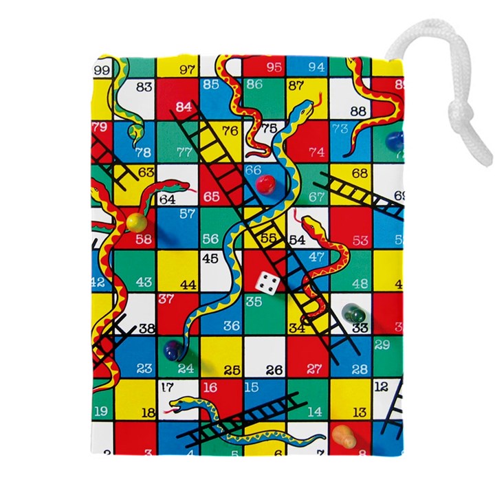 Snakes And Ladders Drawstring Pouch (5XL)