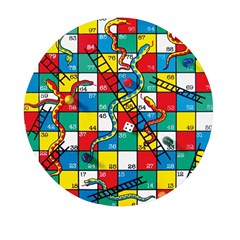 Snakes And Ladders Mini Round Pill Box (pack Of 3) by Ket1n9