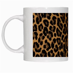 Tiger Skin Art Pattern White Mug by Ket1n9