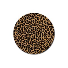 Tiger Skin Art Pattern Magnet 3  (round) by Ket1n9