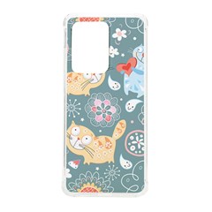 Cute Cat Background Pattern Samsung Galaxy S20 Ultra 6 9 Inch Tpu Uv Case by Ket1n9