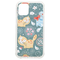 Cute Cat Background Pattern Iphone 12 Mini Tpu Uv Print Case	 by Ket1n9