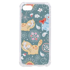 Cute Cat Background Pattern Iphone Se by Ket1n9