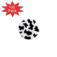 Animal-print-black-and-white-black 1  Mini Magnets (100 Pack)  by Ket1n9