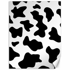 Animal-print-black-and-white-black Canvas 12  X 16  by Ket1n9