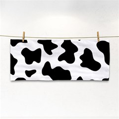 Animal-print-black-and-white-black Hand Towel by Ket1n9