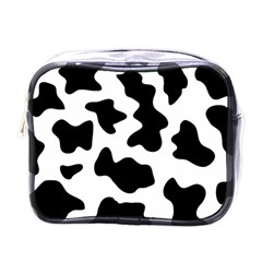 Animal-print-black-and-white-black Mini Toiletries Bag (one Side) by Ket1n9