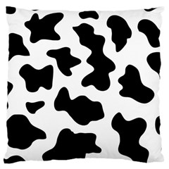 Animal-print-black-and-white-black Large Cushion Case (two Sides) by Ket1n9