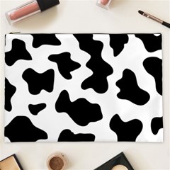 Animal-print-black-and-white-black Cosmetic Bag (xxl) by Ket1n9