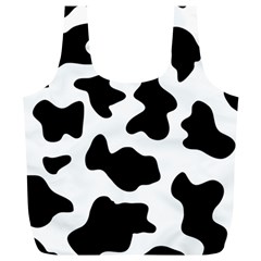 Animal-print-black-and-white-black Full Print Recycle Bag (xl)