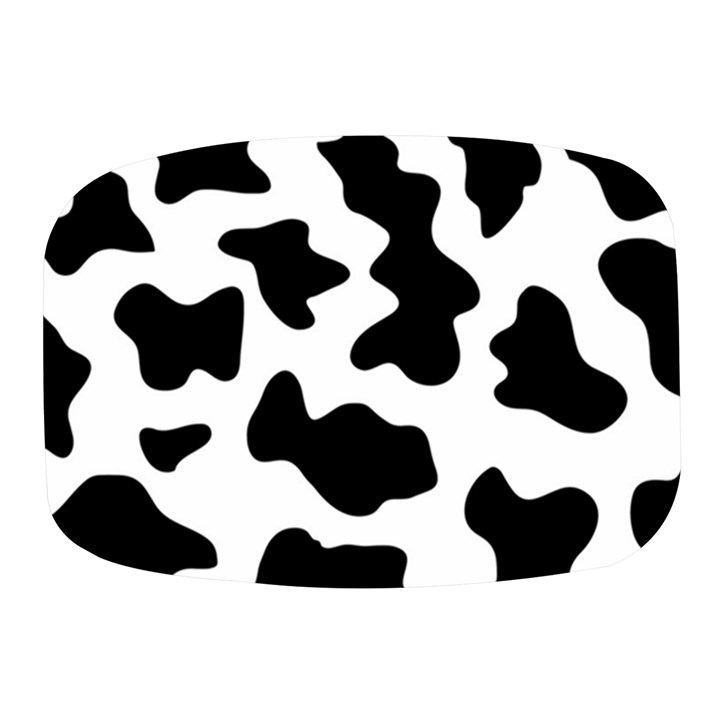 Animal-print-black-and-white-black Mini Square Pill Box