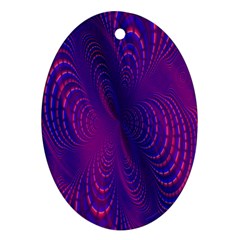 Abstract-fantastic-fractal-gradient Ornament (oval) by Ket1n9