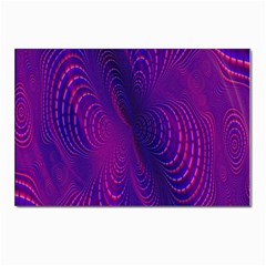 Abstract-fantastic-fractal-gradient Postcards 5  X 7  (pkg Of 10) by Ket1n9