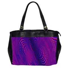 Abstract-fantastic-fractal-gradient Oversize Office Handbag (2 Sides) by Ket1n9