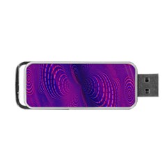 Abstract-fantastic-fractal-gradient Portable Usb Flash (two Sides) by Ket1n9