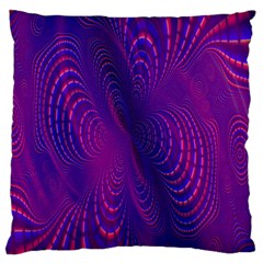 Abstract-fantastic-fractal-gradient Standard Premium Plush Fleece Cushion Case (two Sides) by Ket1n9