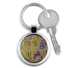 Traditional Art Batik Pattern Key Chain (round) by Ket1n9