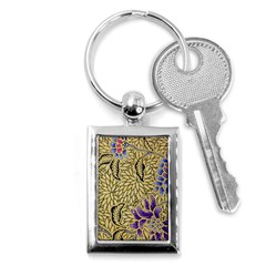 Traditional Art Batik Pattern Key Chain (rectangle) by Ket1n9