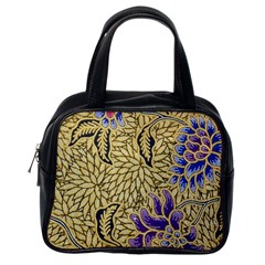 Traditional Art Batik Pattern Classic Handbag (one Side) by Ket1n9