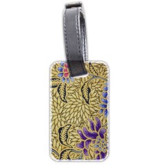 Traditional Art Batik Pattern Luggage Tag (two Sides) by Ket1n9