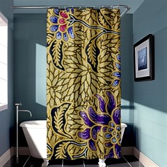 Traditional Art Batik Pattern Shower Curtain 36  X 72  (stall)  by Ket1n9