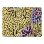 Traditional Art Batik Pattern Two Sides Premium Plush Fleece Blanket (Mini) 35 x27  Blanket Front