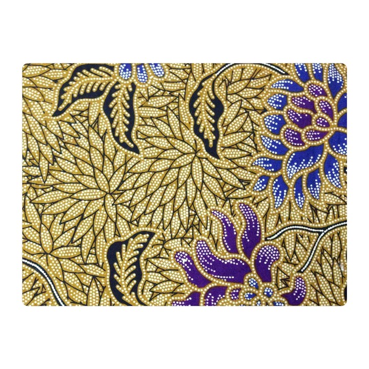 Traditional Art Batik Pattern Two Sides Premium Plush Fleece Blanket (Mini)