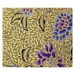 Traditional Art Batik Pattern Two Sides Premium Plush Fleece Blanket (Small) 50 x40  Blanket Front