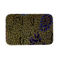 Traditional Art Batik Pattern Open Lid Metal Box (silver)   by Ket1n9