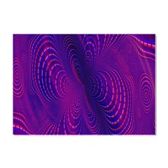 Abstract-fantastic-fractal-gradient Crystal Sticker (a4) by Ket1n9