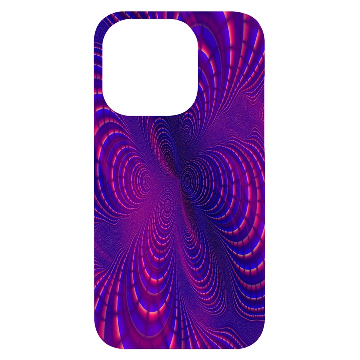 Abstract-fantastic-fractal-gradient iPhone 14 Pro Black UV Print Case