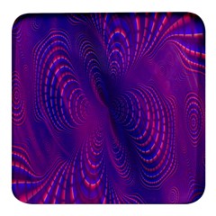 Abstract-fantastic-fractal-gradient Square Glass Fridge Magnet (4 Pack) by Ket1n9