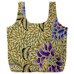 Traditional Art Batik Pattern Full Print Recycle Bag (xxl) by Ket1n9