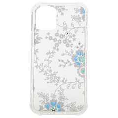 Traditional Art Batik Flower Pattern Iphone 12 Mini Tpu Uv Print Case	 by Ket1n9