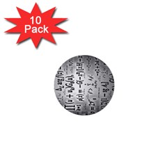 Science Formulas 1  Mini Buttons (10 Pack) 