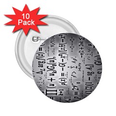 Science Formulas 2 25  Buttons (10 Pack) 