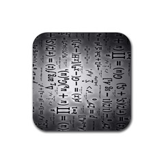 Science Formulas Rubber Coaster (square) by Ket1n9