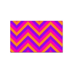 Chevron Sticker Rectangular (100 Pack) by Ket1n9