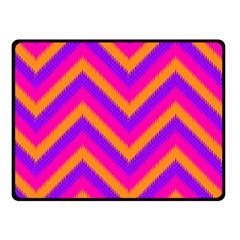 Chevron Two Sides Fleece Blanket (small) by Ket1n9